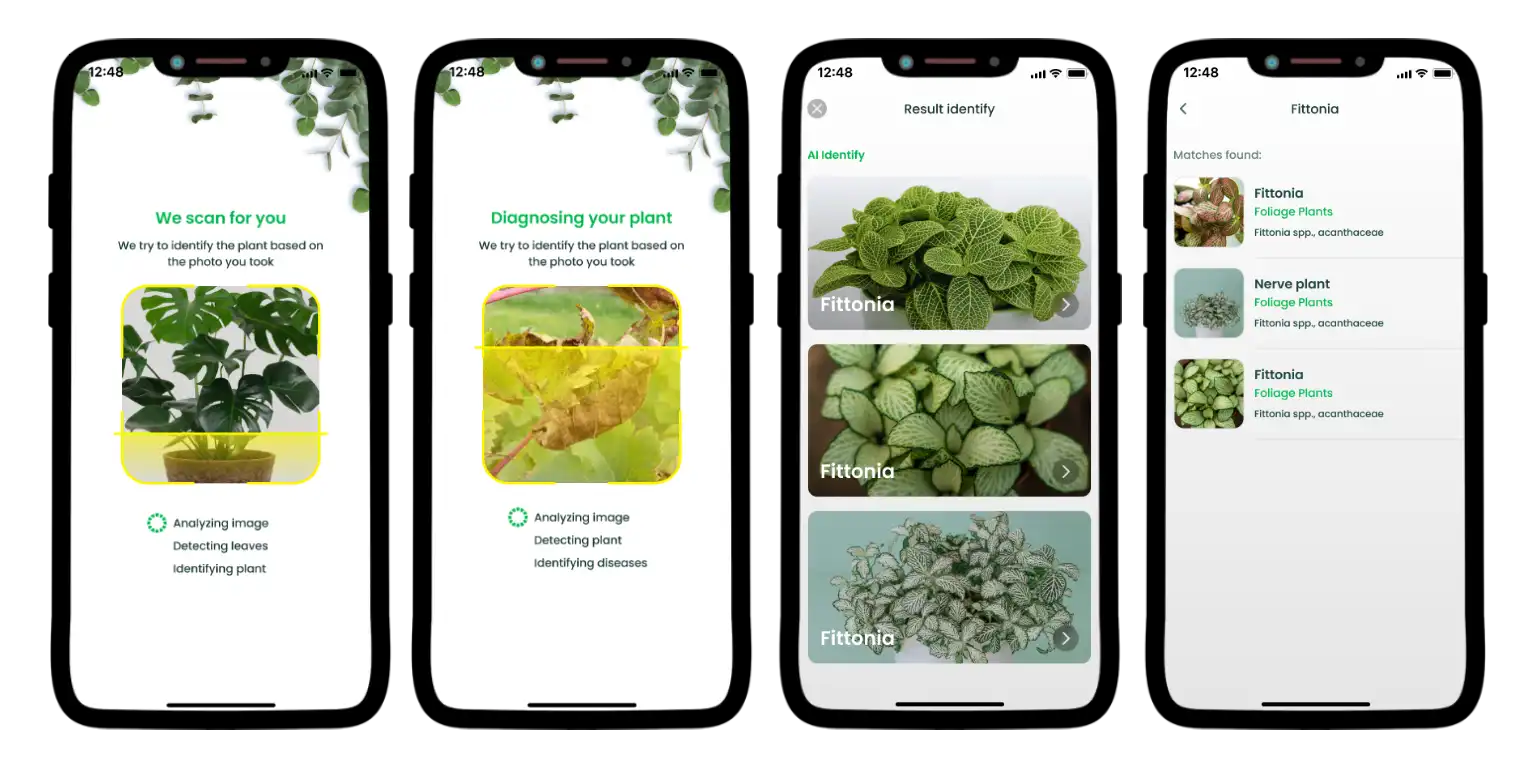 How to diagnose a plant via AI Plant Finder.
